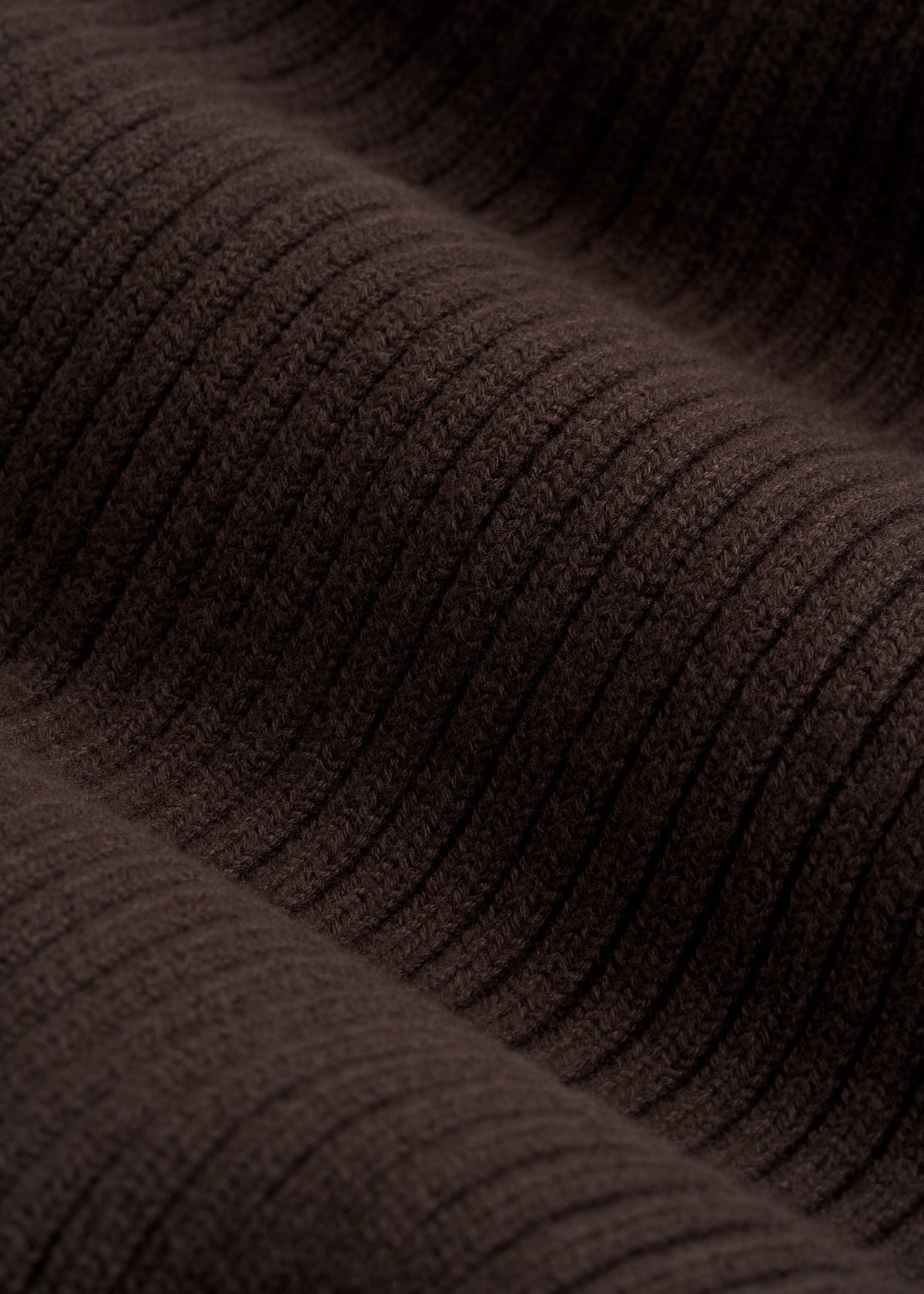 Cotton Beanie in Espresso