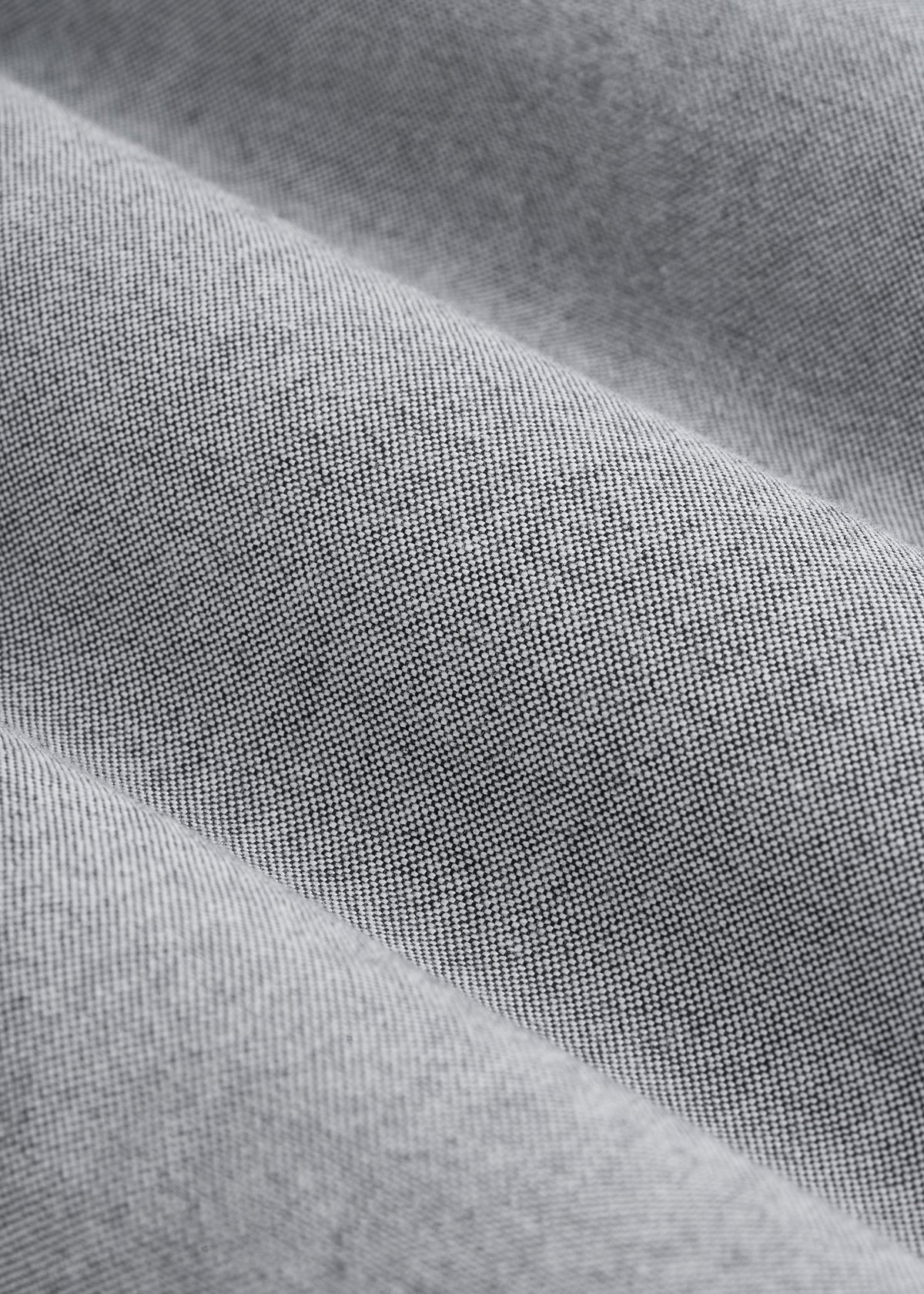 Oxford Cloth Button Down Shirt for Tall Men in Formal Grey