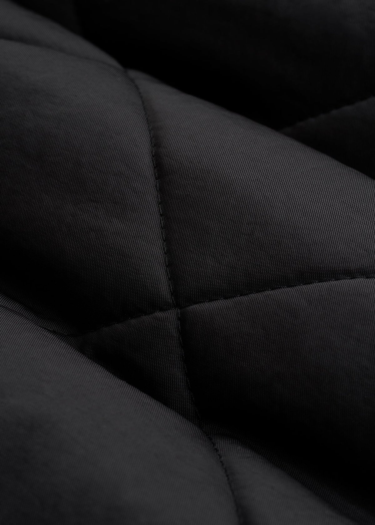 Quilted Jacket for Tall Men in Black