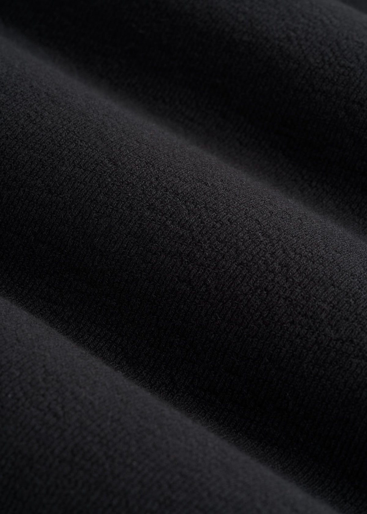 Terry Cotton Pocket Tee for Tall Men in Black