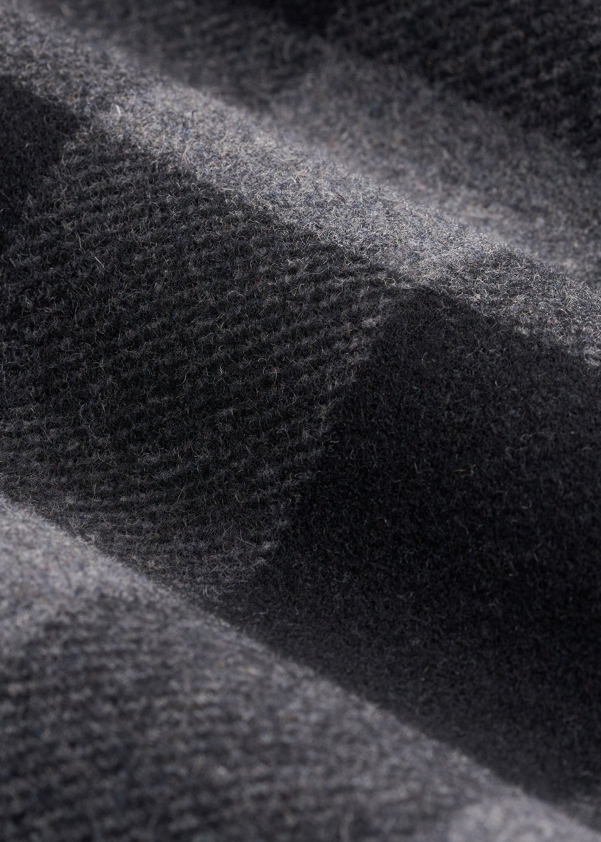 LJ&S Wool Blend Shirt Jacket for Tall Men in Black and Grey Check