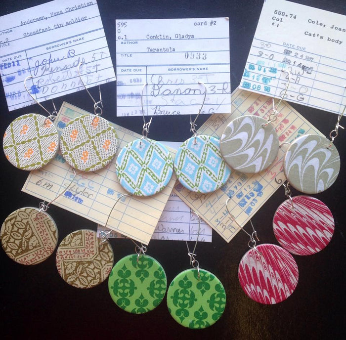 Book Lover Earrings -- 58