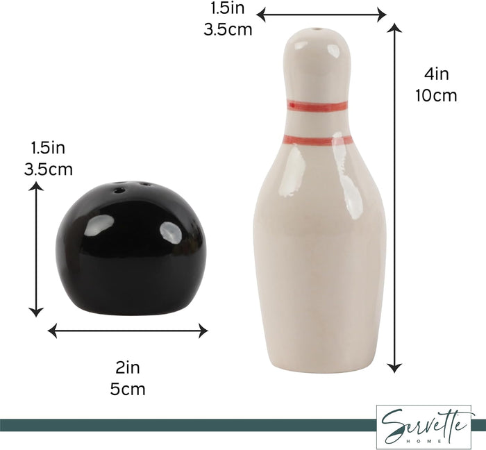 Bowling Ball & Pin Salt & Pepper Set