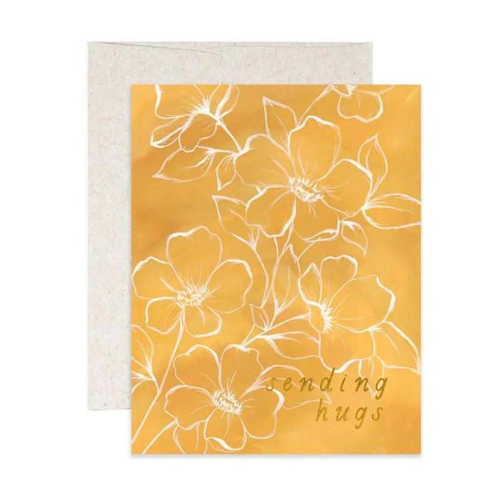 Card - Love & Friends - Sending Hugs Poppies by 1Canoe2