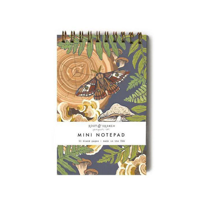 Notepad - Mini - Mushroom Grove Spiral Bound by Root and Branch Paper Co.