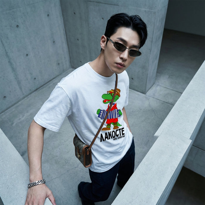 T-shirt oversize en coton noir pour un look streetwear homme