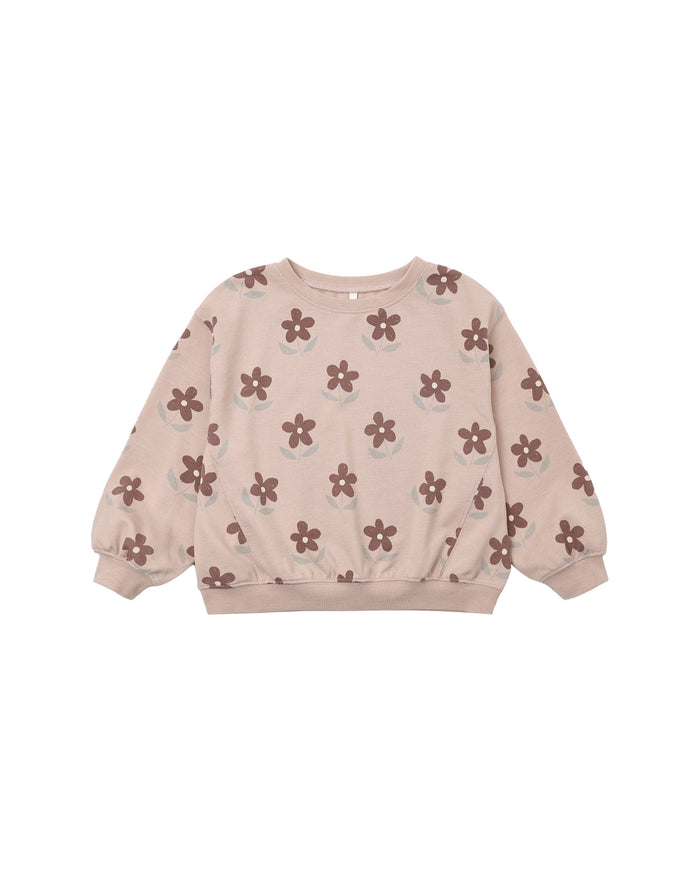 oversized sweatshirt in daisy