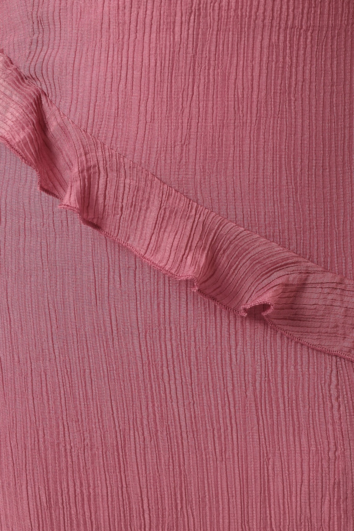 Ainslee One Shoulder Maxi Dress - Pink