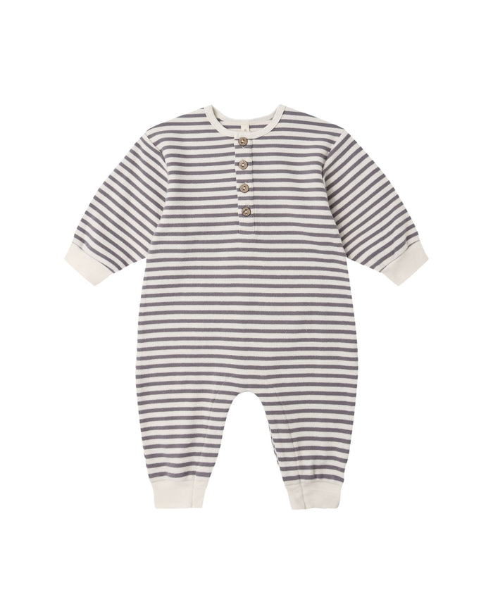 Relaxed Jumpsuit ll Slate Stripe