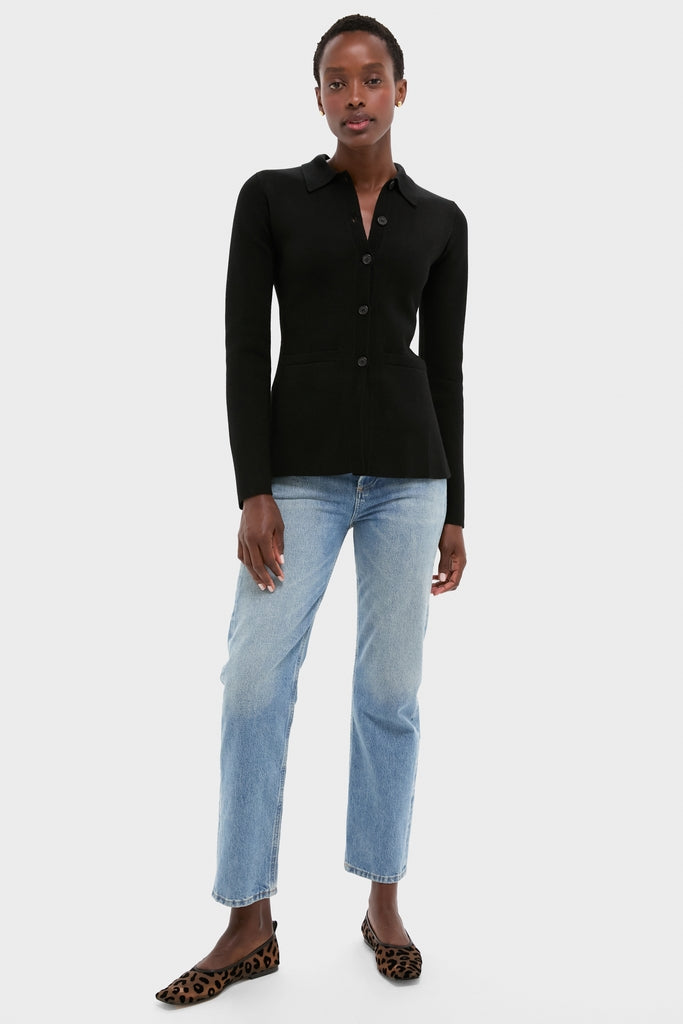 Black Betti Knit Cardi