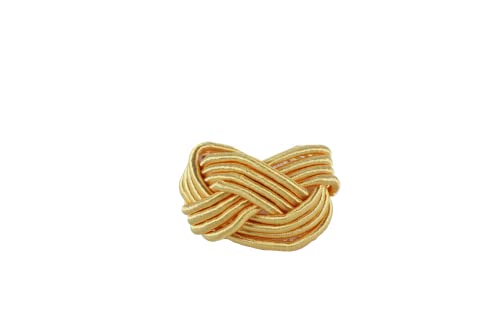 Yellow Knotted Napkin Ring