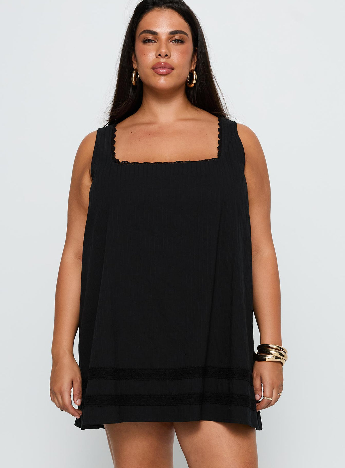 Alanah Mini Dress Black Curve