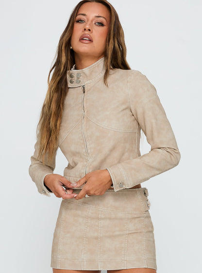 Can You Stay Jacket Beige