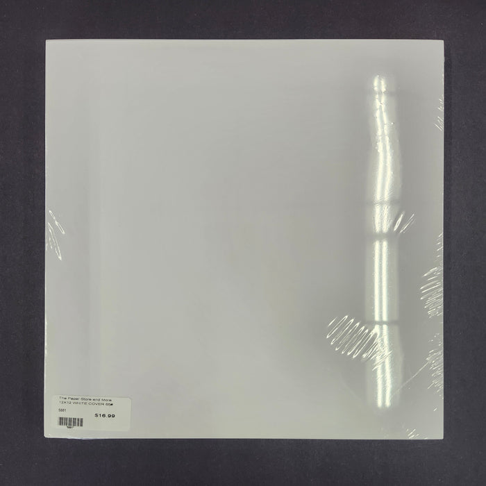 12x12 White 65# Cardstock