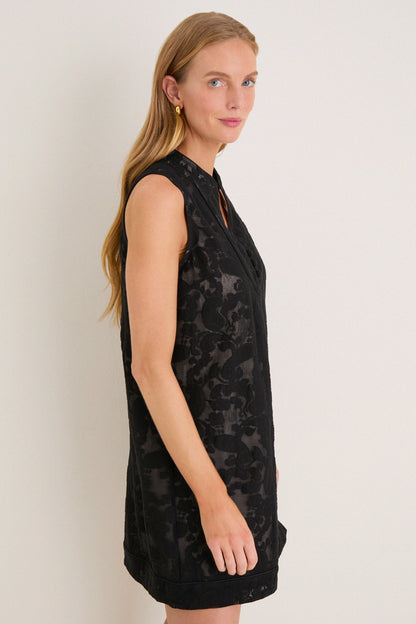 Black Lace Haines Mini Dress