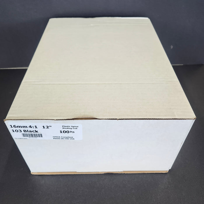 16mm Black Binding Coils