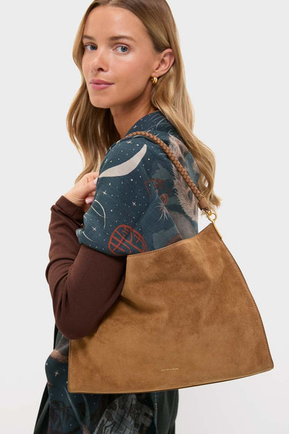 Acorn Suede Veronica Beard Vida Hobo
