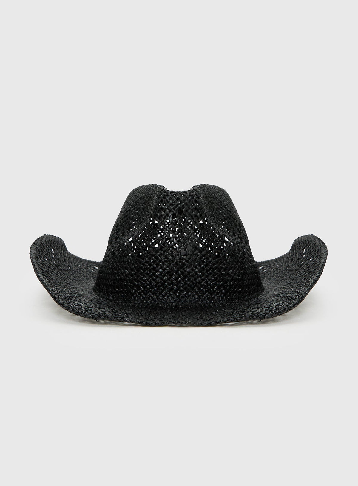Avyanna Straw Cowboy Hat Black