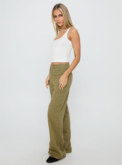 Alaina Pants Olive