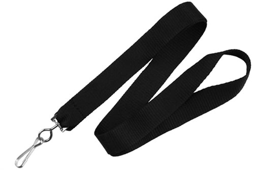 3/4" Flat Non-Breakaway Lanyard with NPS Swivel Hook, Qty = 100