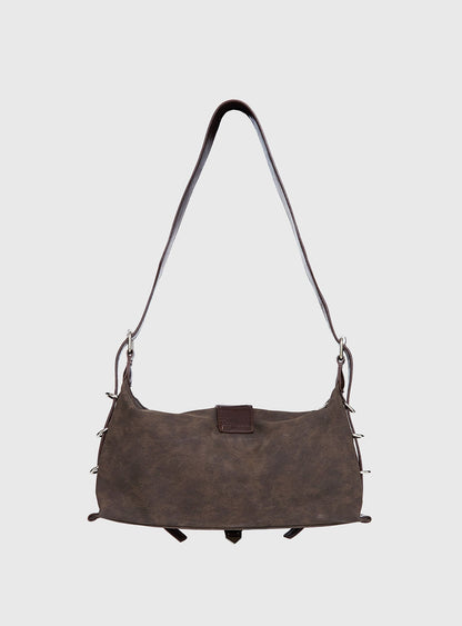 Anatolius Shoulder Bag Washed Brown