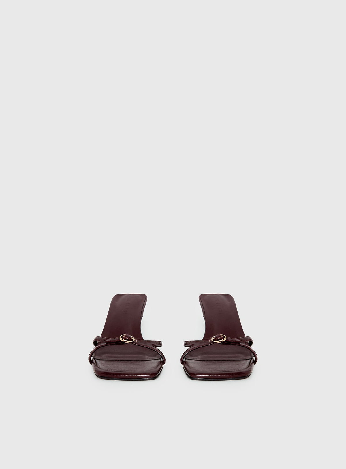 Billini Tesni Buckle Detail Heels Berry Shine