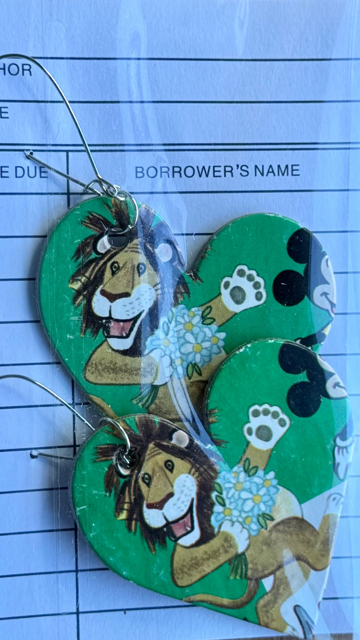 Book Lover Earrings -- 58