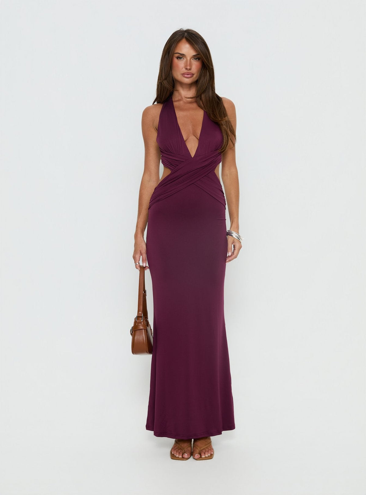 Bambia Maxi Dress Purple