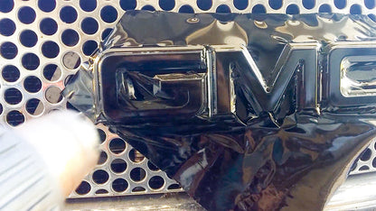 6pcs 4"x6" Brushed Aluminum GMC Emblem Overlay