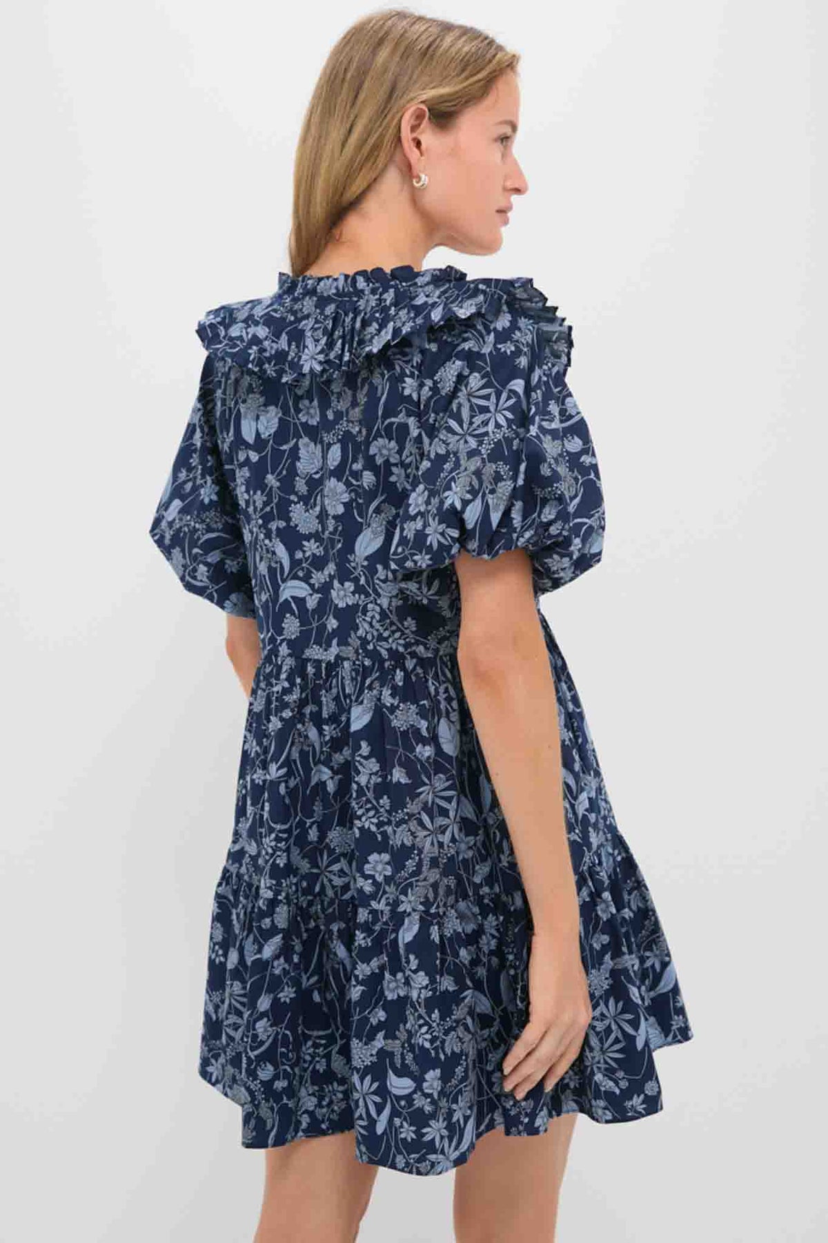 Blue Floral Samson Mini Dress