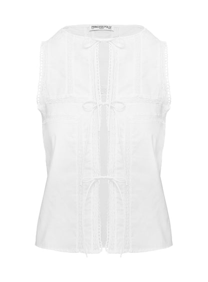 Angourie Blouse Top White