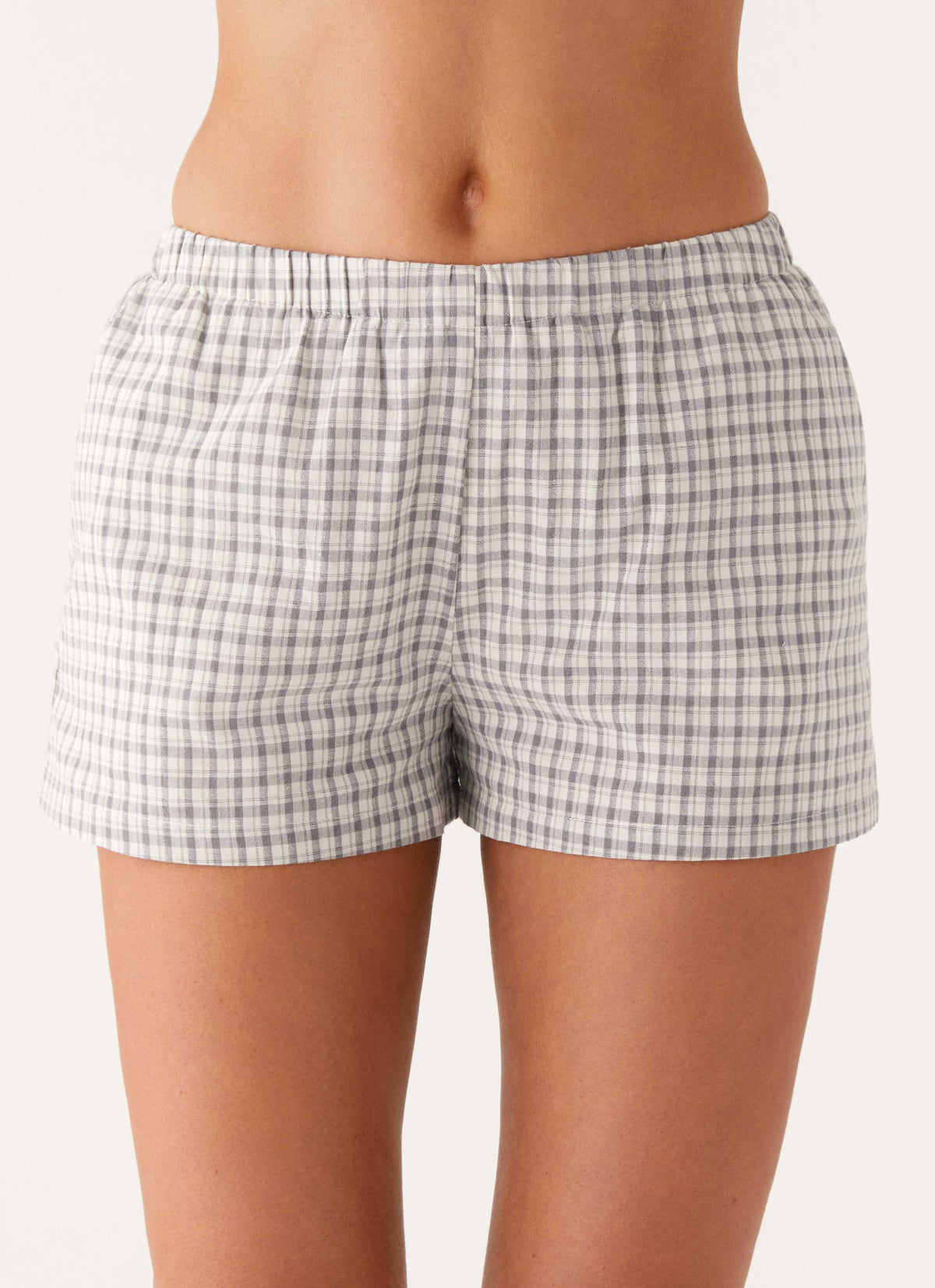 Adalina Shorts - Grey Check