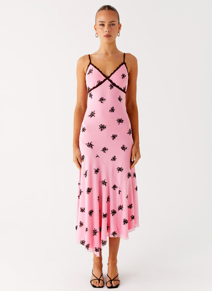 Amelia Midi Dress - Pink