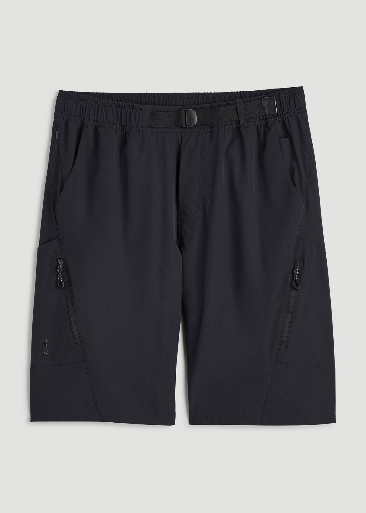 10 Pocket Hiking Short for Tall Men in Black