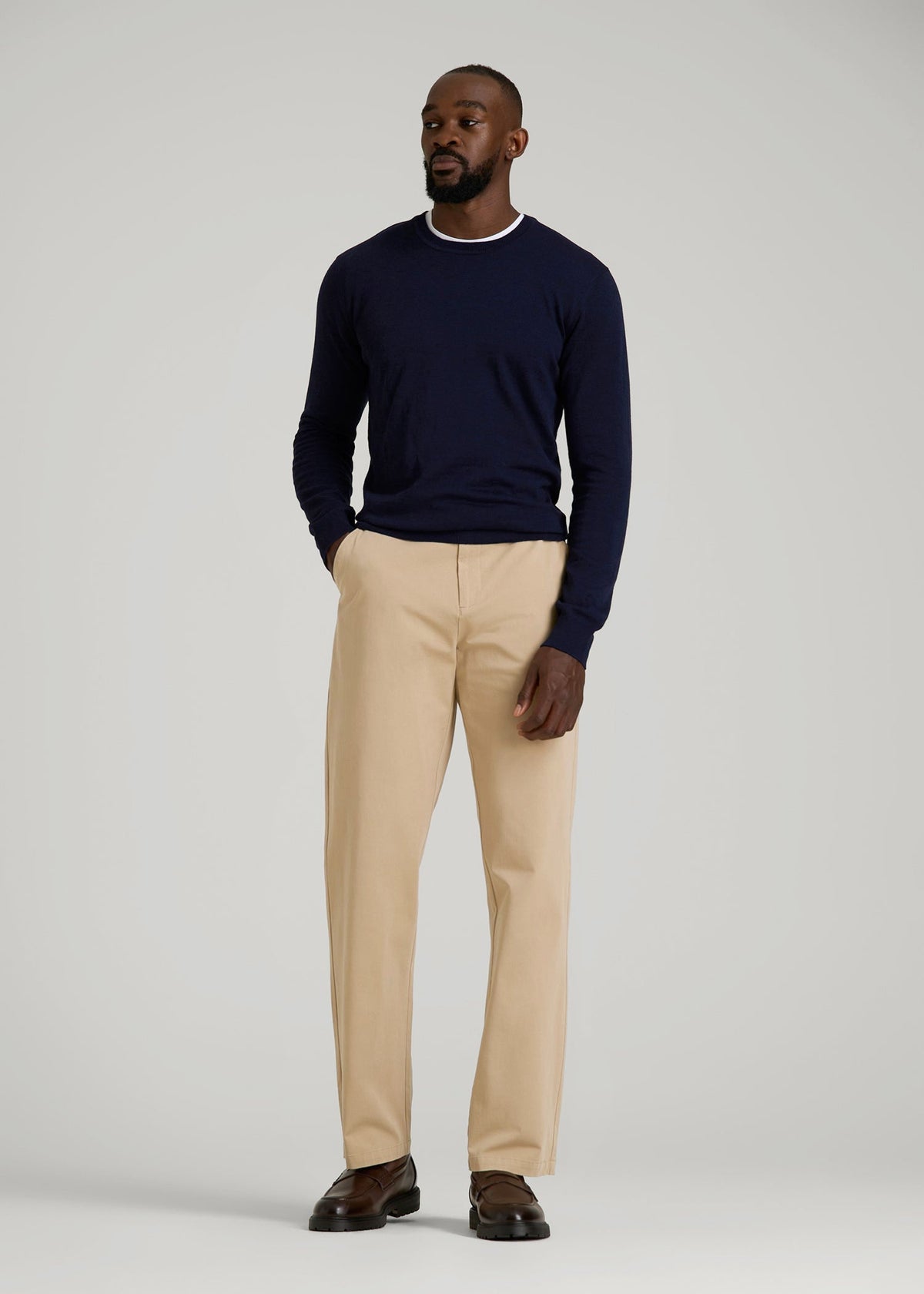 4 Way Stretch Commuter RELAXED Chino Pants for Tall Men in Hazelwood
