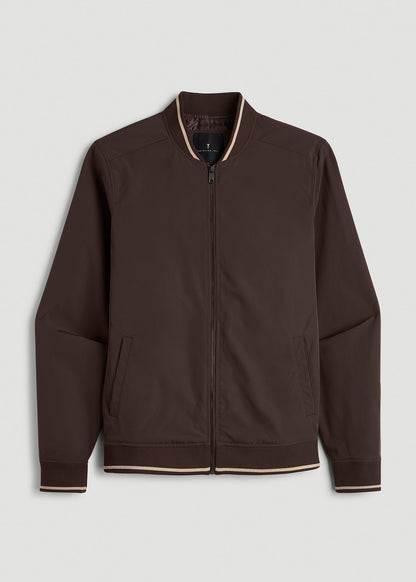 A.T. Bomber Jacket for Tall Men in Espresso