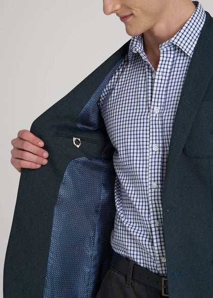 Core Blazer for Tall Men in Blue Steel