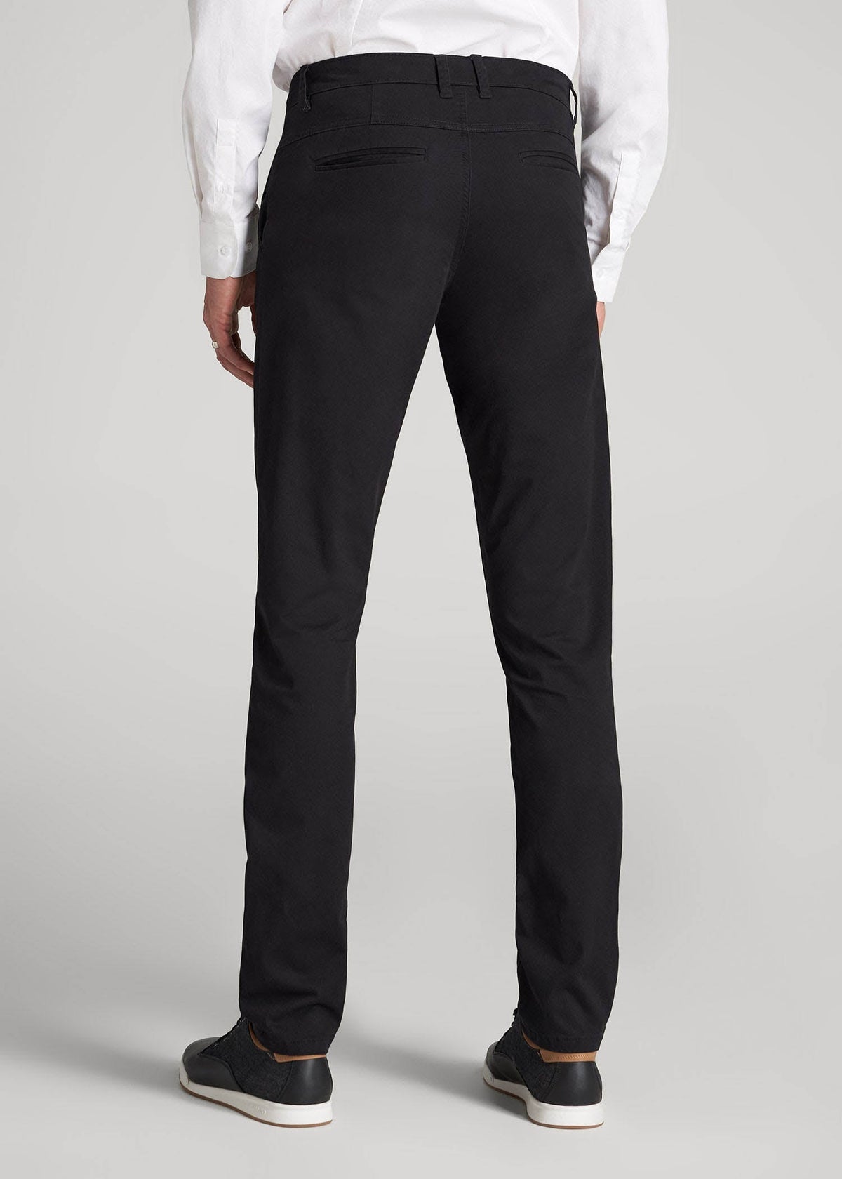 Carman TAPERED Chinos for Tall Men in Black