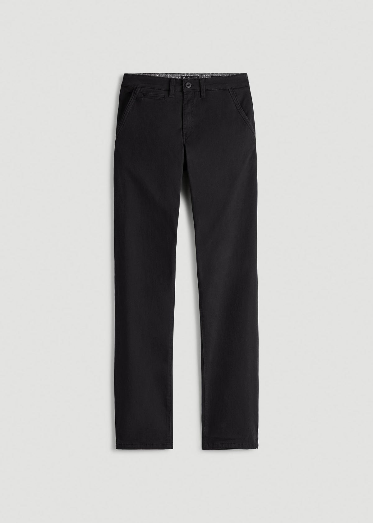 Carman TAPERED Chinos for Tall Men in Black