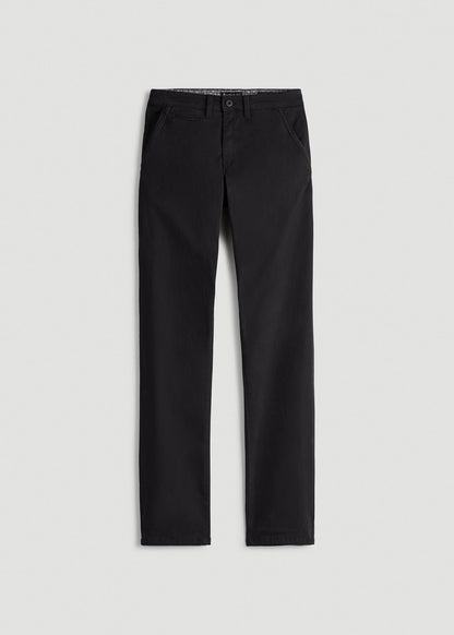 Carman TAPERED Chinos for Tall Men in Black