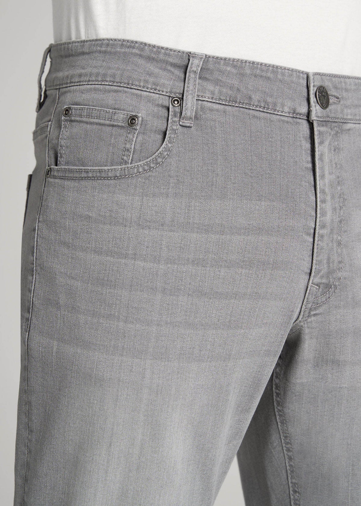 Carman TAPERED Jeans for Tall Men in Concrete Grey