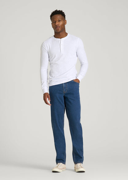 Carman TAPERED Jeans for Tall Men in New Colorado Blue