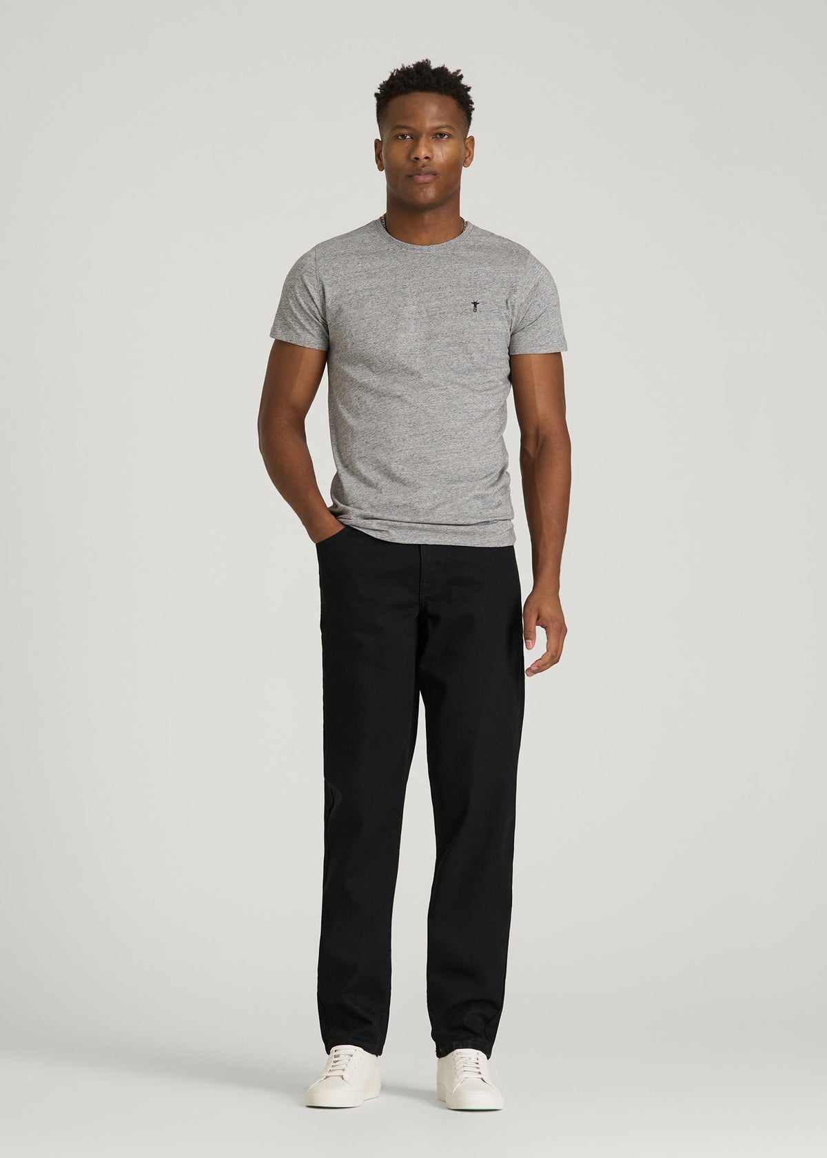 Carman TAPERED Jeans for Tall Men in Optimum Black