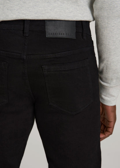 Carman TAPERED Jeans for Tall Men in True Black
