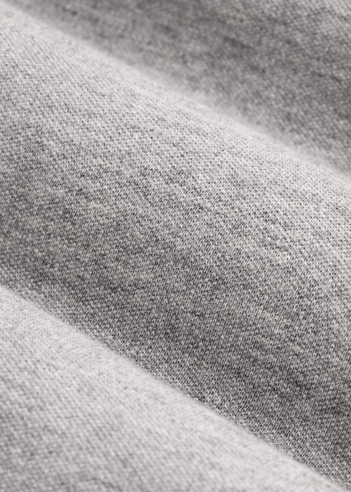 Classic Polo with Embroidered Logo for Tall Men in Heathered Grey
