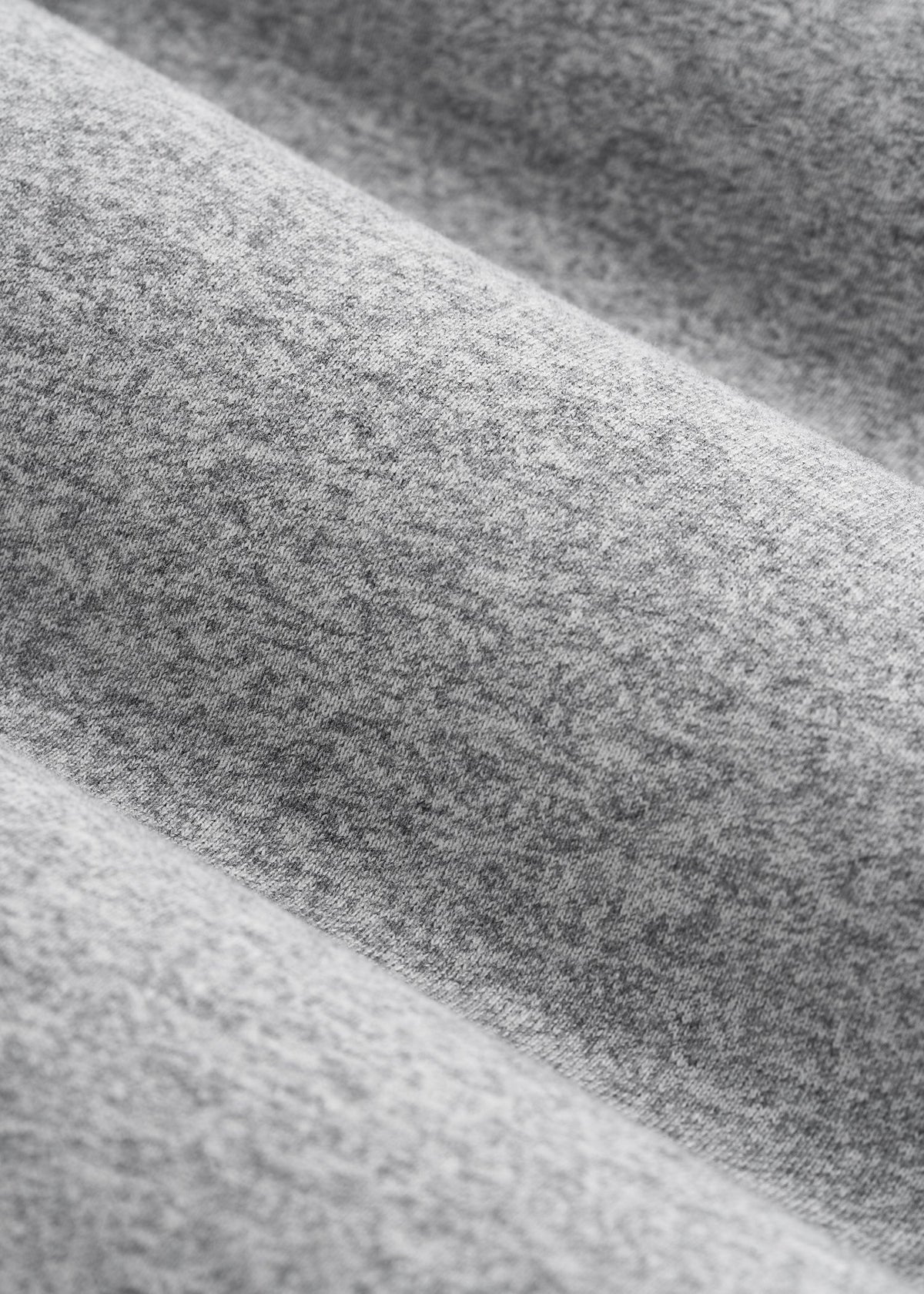 Core Cotton Crewneck Tee for Tall Men in Heathered Grey