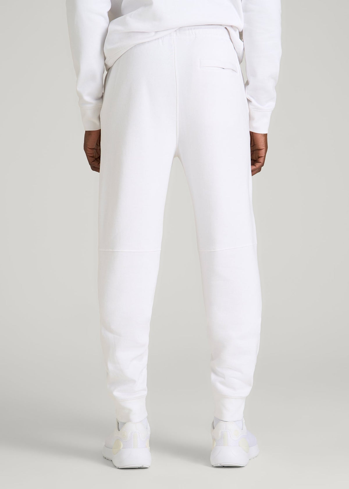 Core Motion Fleece Jogger for Tall Men in White