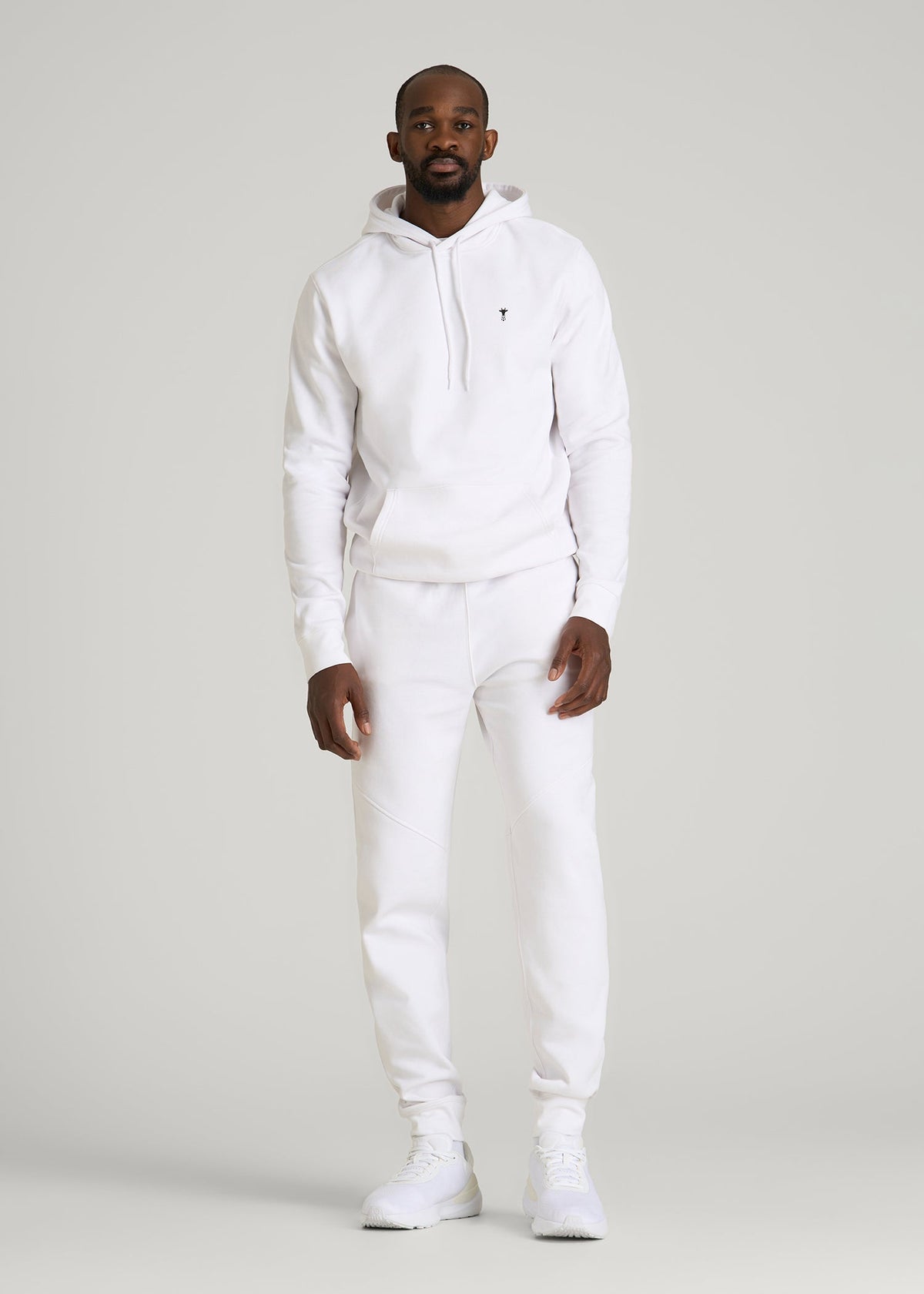 Core Motion Fleece Jogger for Tall Men in White