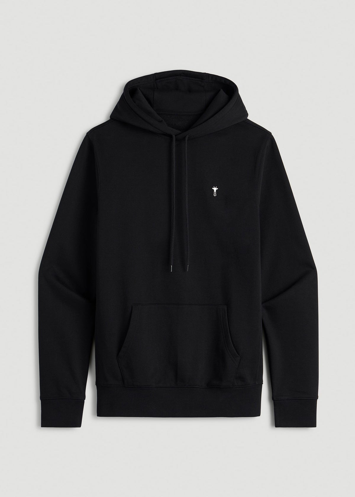 Core Motion Fleece Popover Hoodie for Tall Men in Black