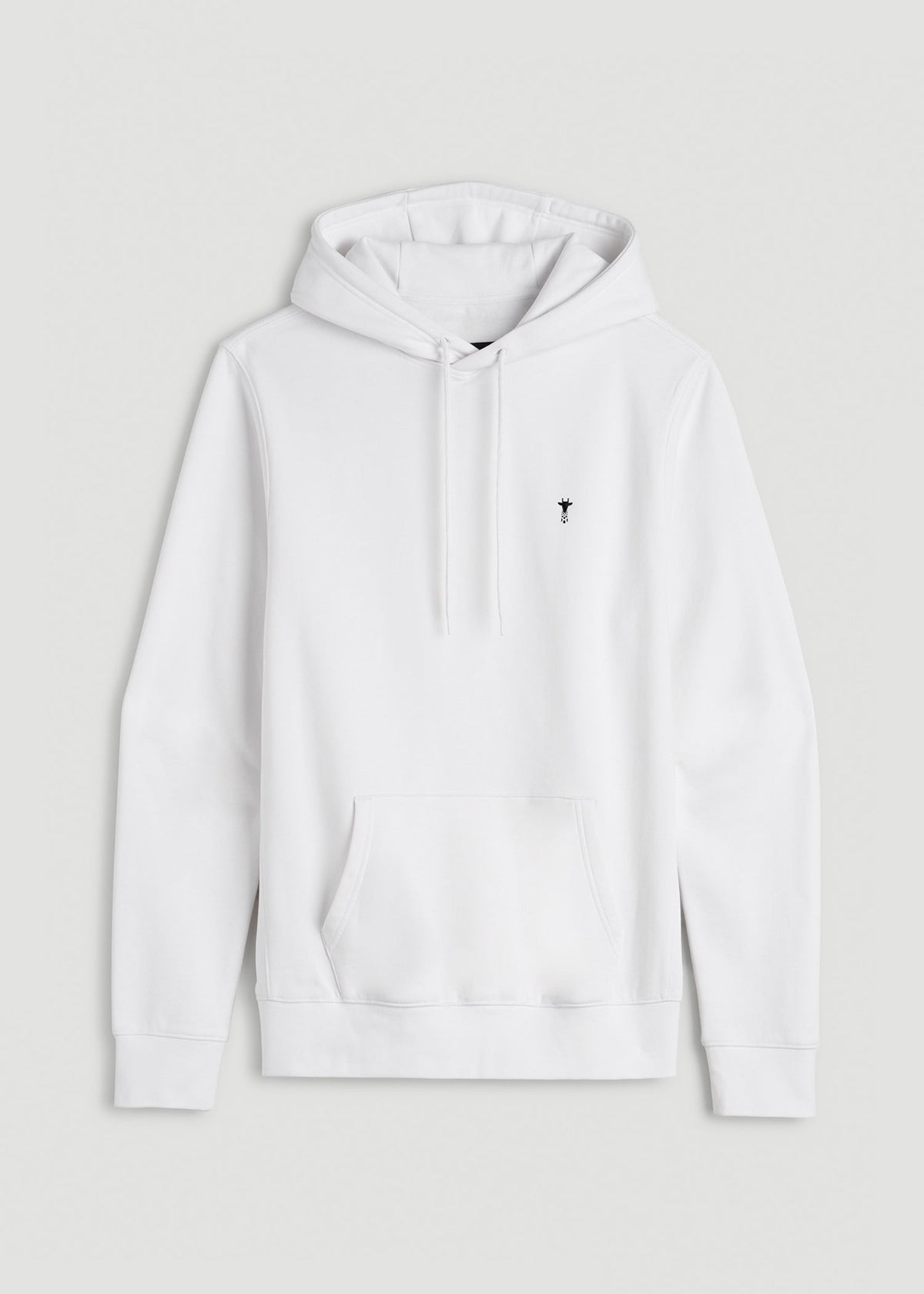 Core Motion Fleece Popover Hoodie for Tall Men in White